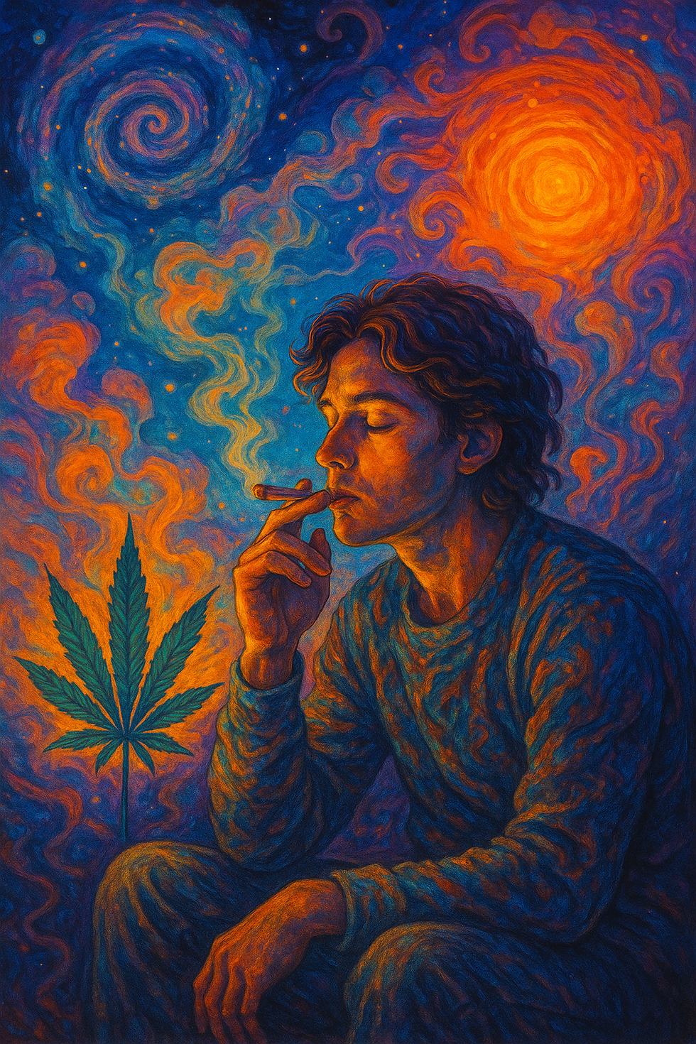 幻想的な大麻アート