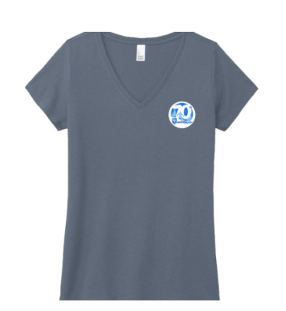 70th Anniversary Short Sleeve V-Neck Tee