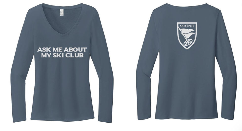 Ask Me About My Ski Club Longsleeve Tee