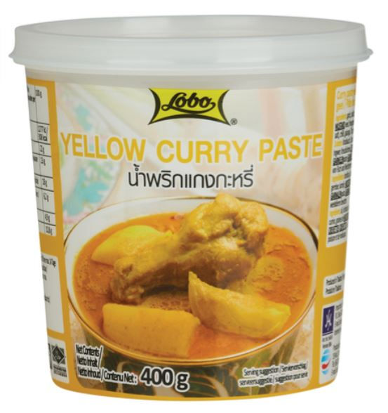 dzeltenā karija pasta yellow curry indijas karijs