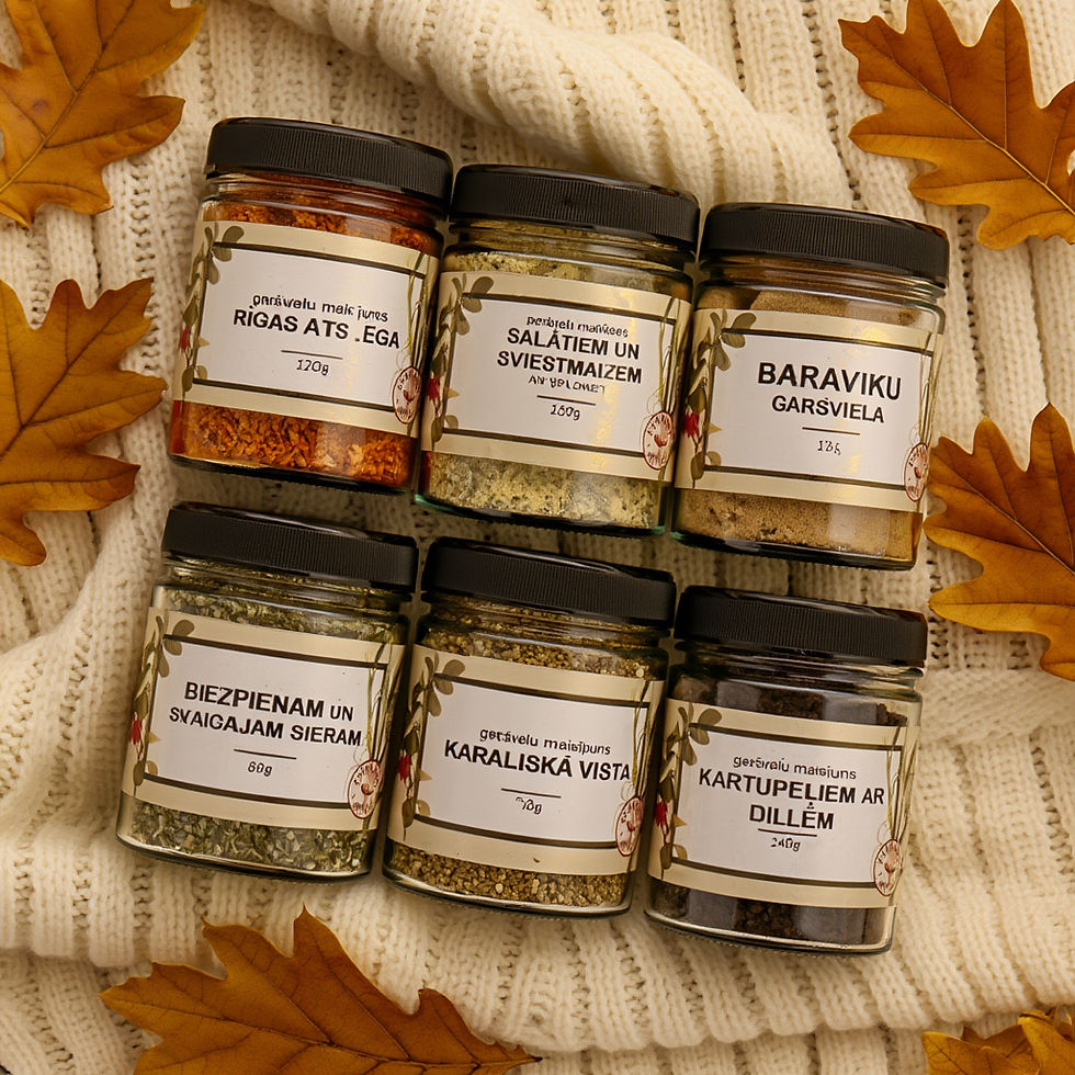 Миниатюра: dāvana garšvielu komplekts garšvielas izlase latvijas garšas