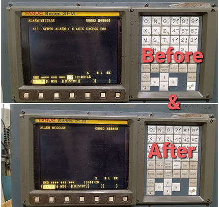 cnc mill servo alarm repair, industrial cnc repair, cnc mill, cnc lathe, cnc router, cnc press brake repair in houston