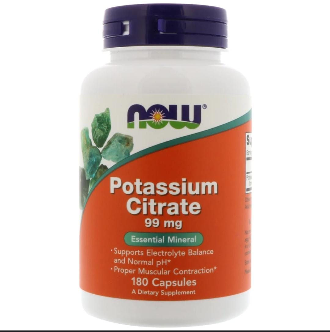 Potassium citrate 99mg -180 capsulas