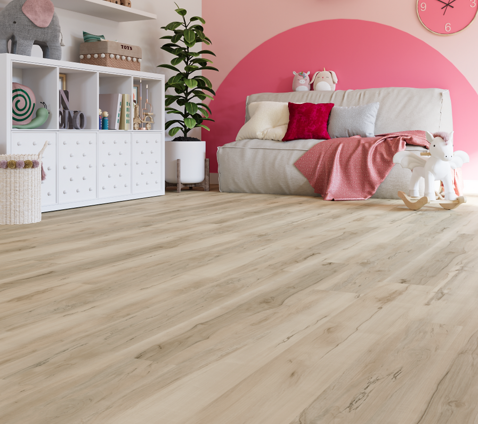 Plancher SPC Kelowna ton neutre élégant