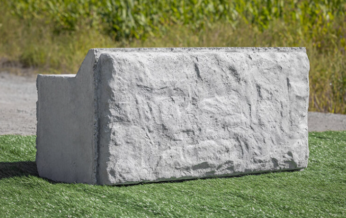 Miniature : Bloc de béton - Top bordure - 2x2x4 (1820lbs)