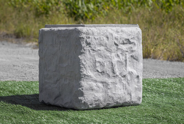 Thumbnail: Smooth concrete blocks - 2x2x2 (1100lbs)