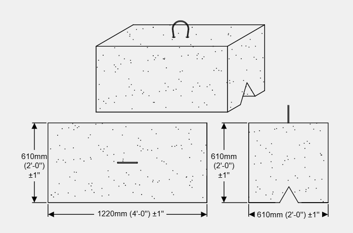 Thumbnail: Conventional concrete block
