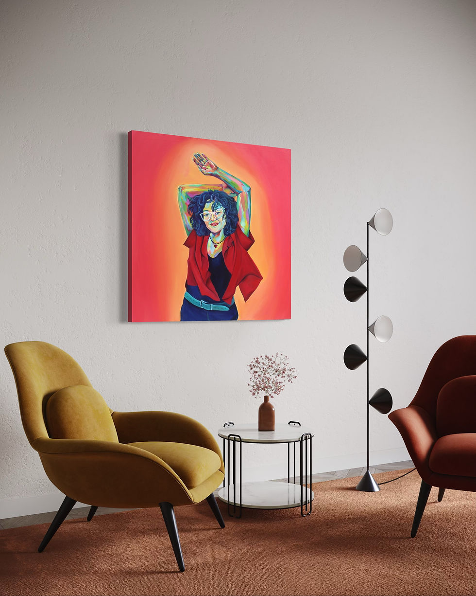 Thumbnail: "Francine  (she/her) " Original Painting