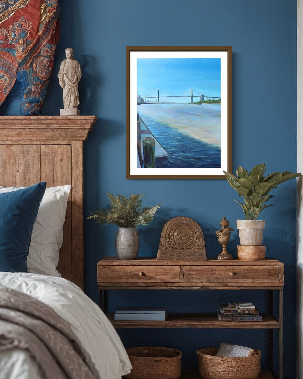 Thumbnail: "Talmadge Memorial Bridge" Fine Art Print