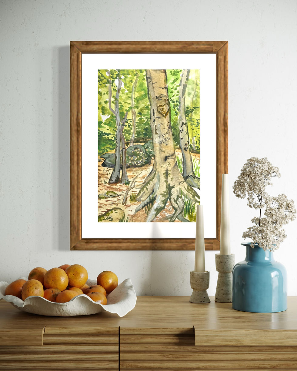 Thumbnail: "I Was Here" Fine Art Print