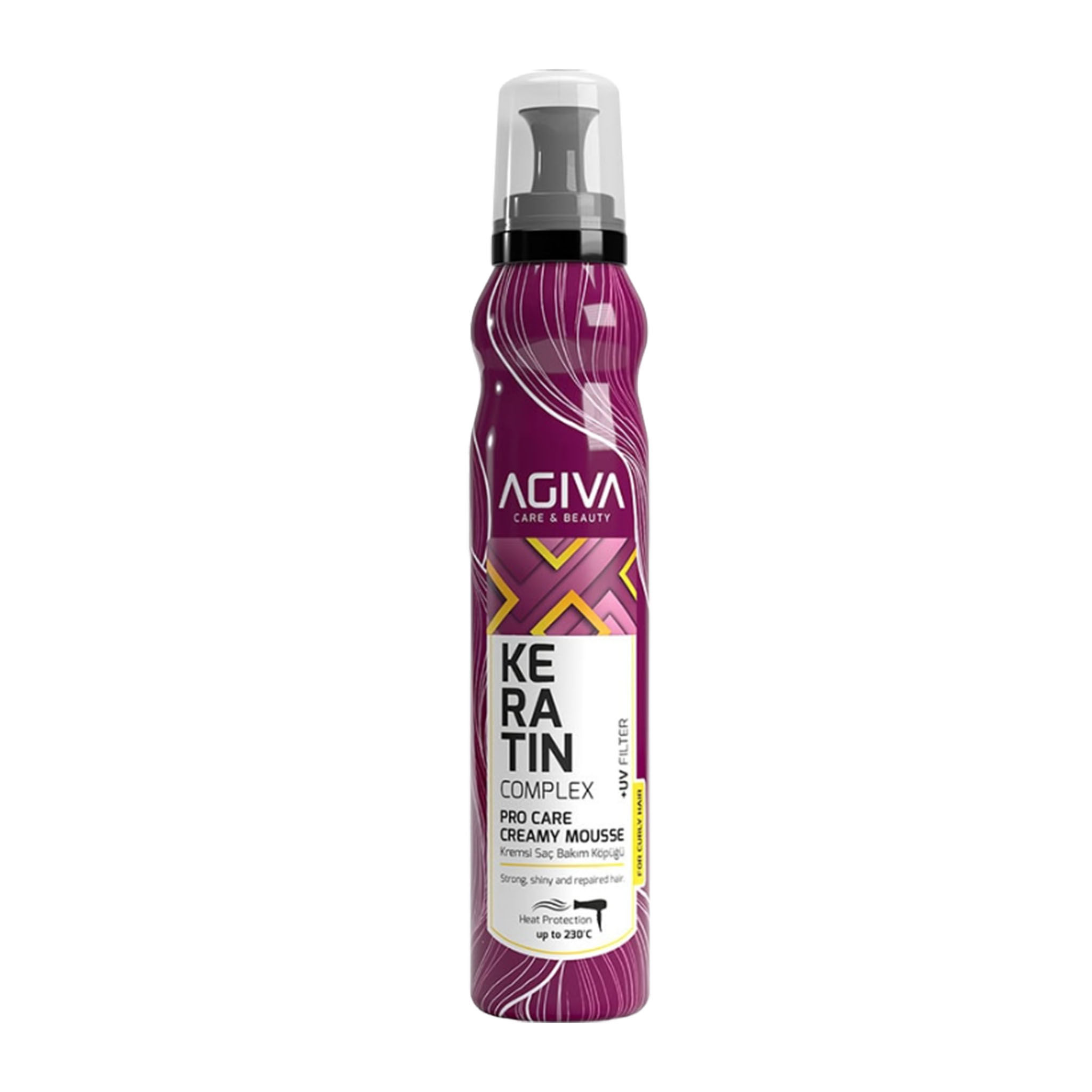 Agiva Keratin Complex Pro Care Creamy Mousse for Damaged Hair, 200ml