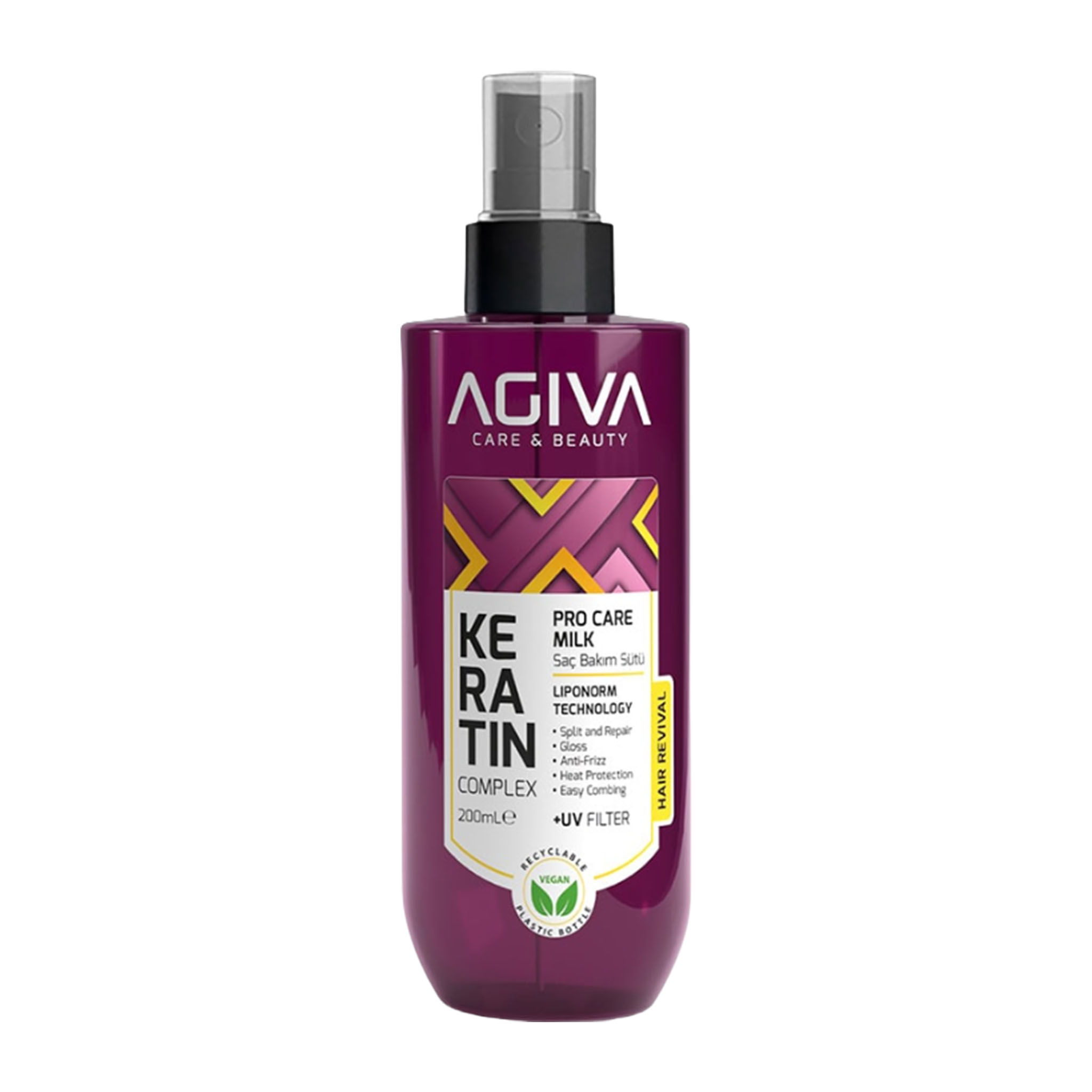 Agiva Keratin Complex Pro Care Milk for Damaged Hair, 200ml