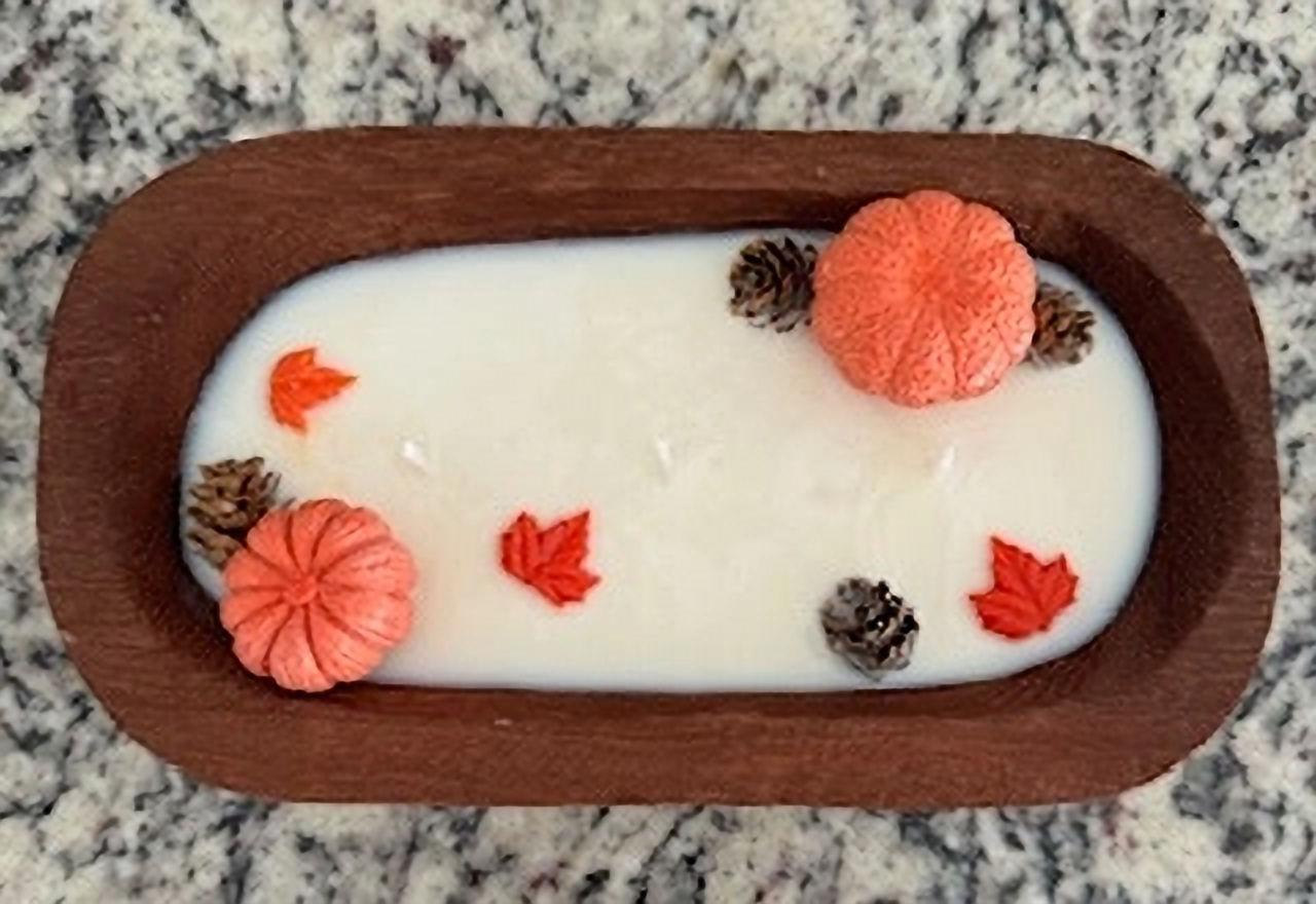 Bay Rum in Wooden Dough Bowl