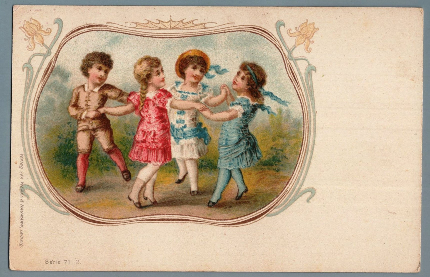 2C03ZZ Cartoline augurali: Bambini . tedesca