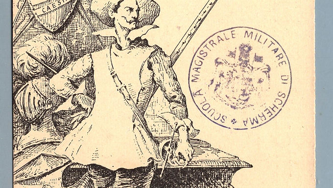 2M01.SCHE Cart. Reggim.:  Scuola Magistrame Militare di Scherma
