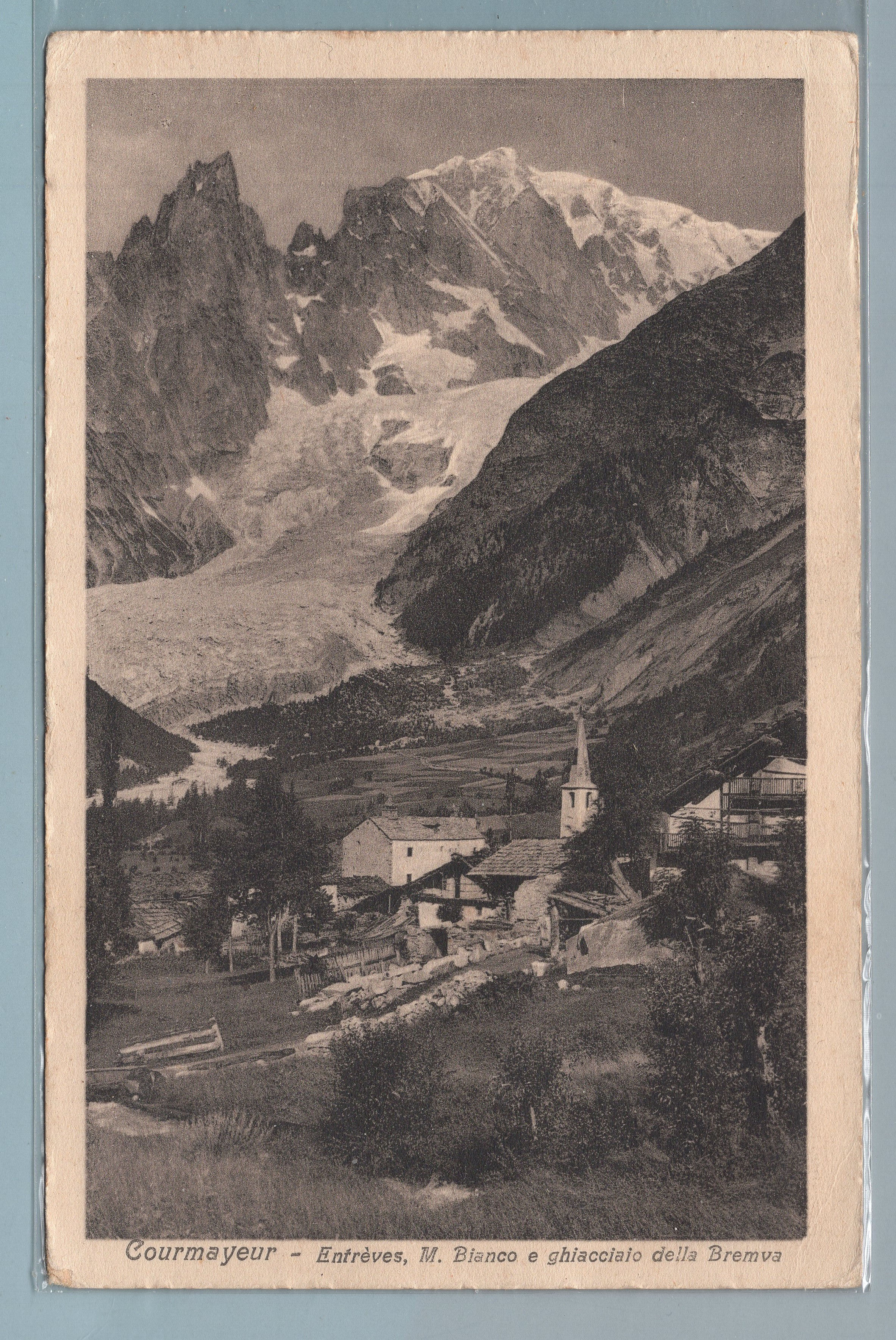 1BAOD012A48 Courmayeur Entreves Monte Bianco Viagg. SF