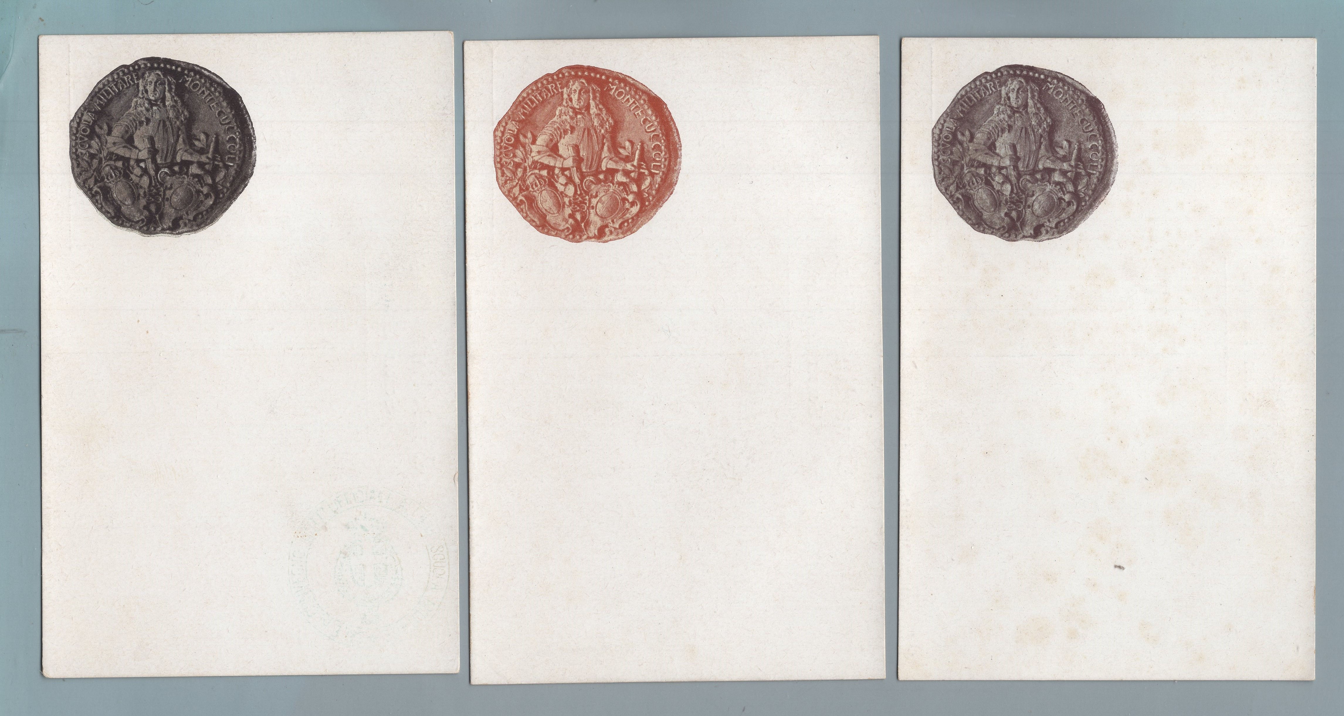 2M01.MO Cart. Reggim.:  Scuola Militare di Modena . Montecuccoli