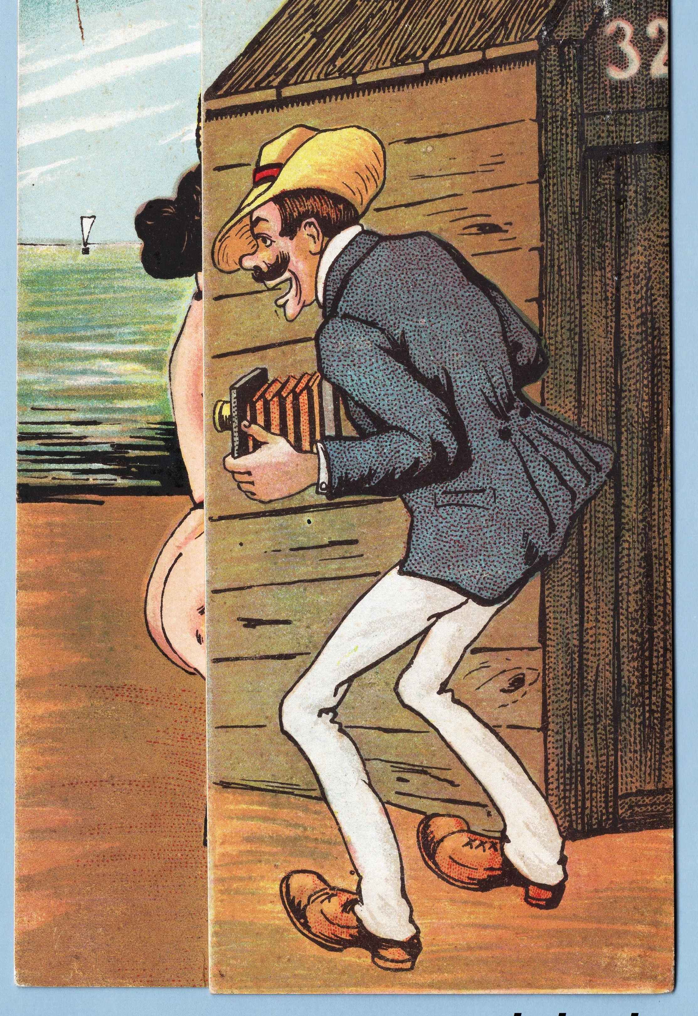 2D02ZZ Cart. meccanica umoristica: prod.tedesca . non viagg.