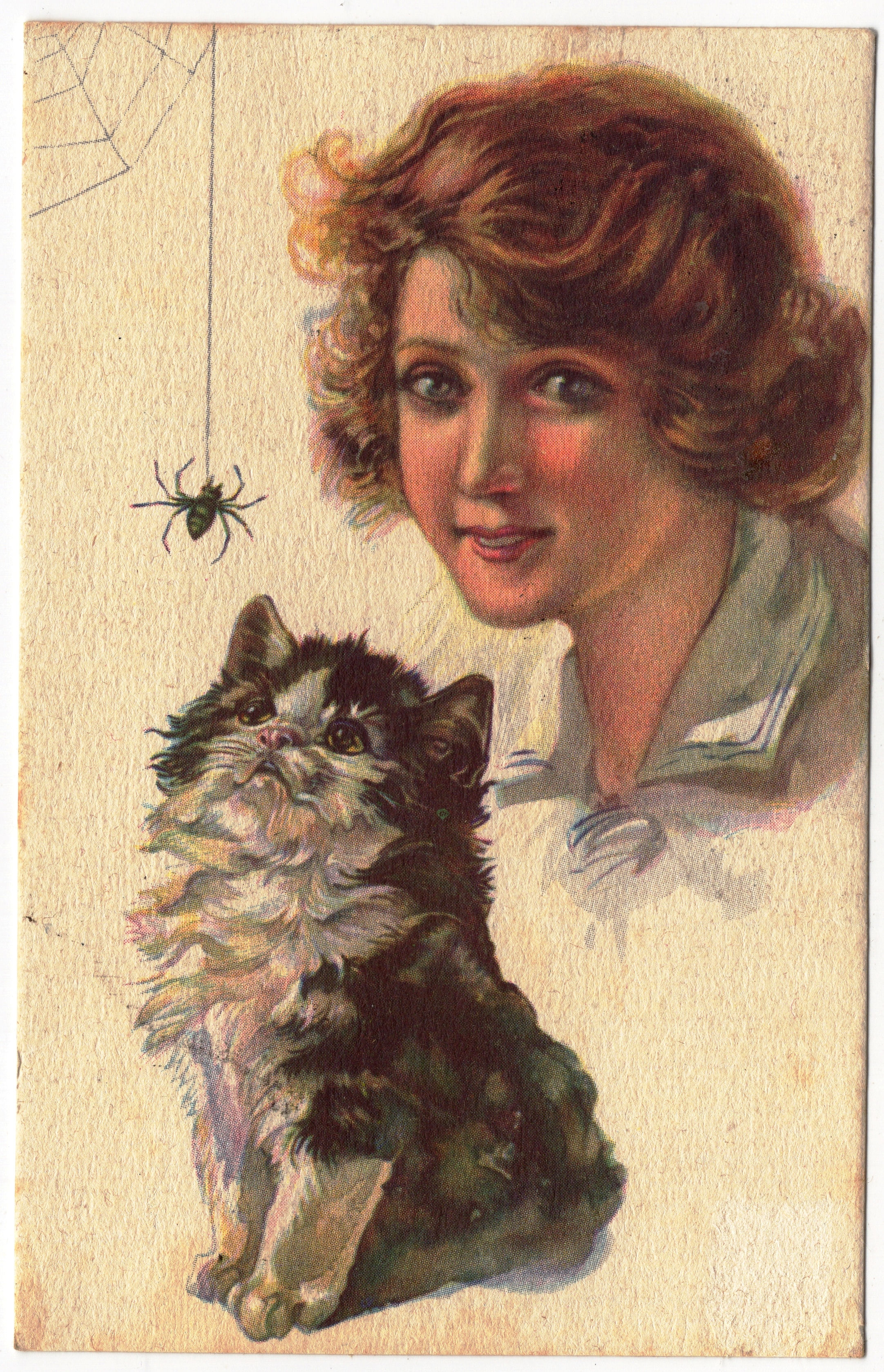 2C5ZZ Cart.Tematica: Donnine – viagg. Da Como 1923