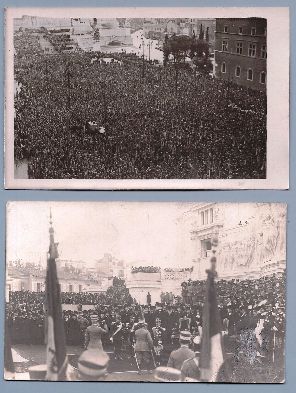 3B06ZZALP Cart. propaganda: Cerimonie all'Altare della Patria