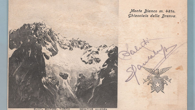 1BAOD012A48 Courmayeur . Monte Bianco Ghiacciaio della Bremva.