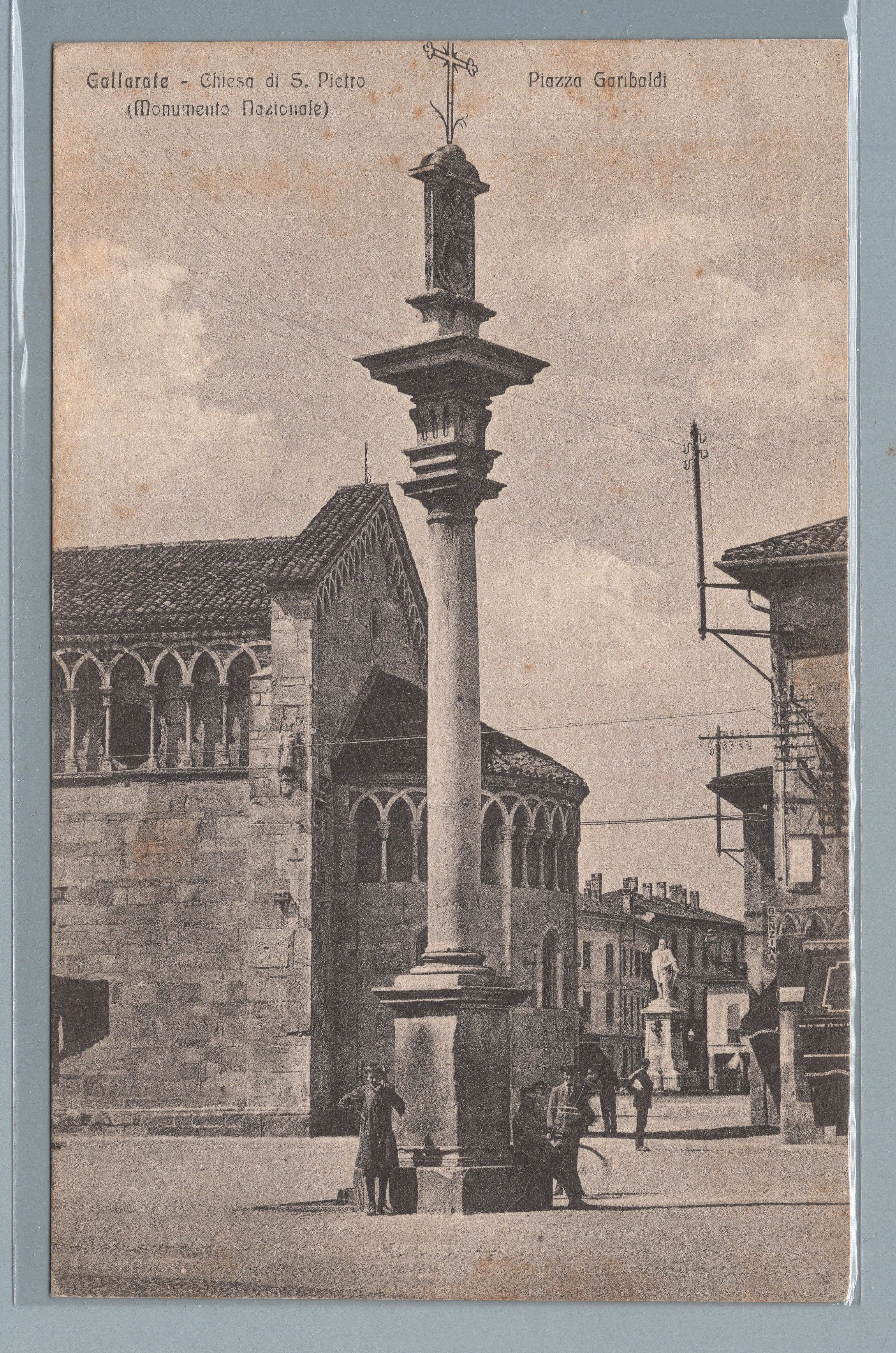 1CVAD869A09 Gallarate . Chiesa S.Pietro . viagg. 1917