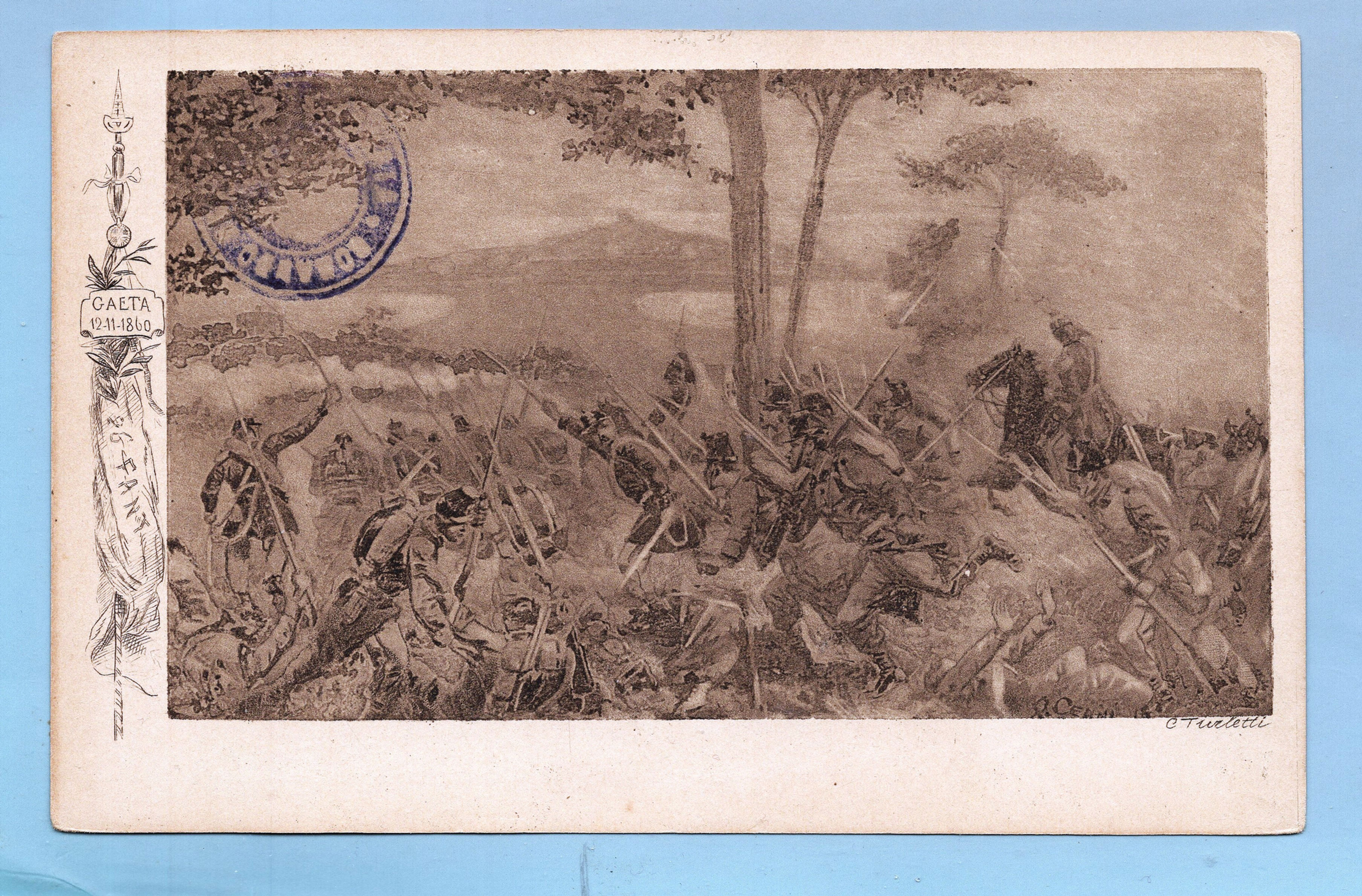 2B02.028 Cart.Reggim.:  26° Fanteria . Battaglia di Gaeta . nuova