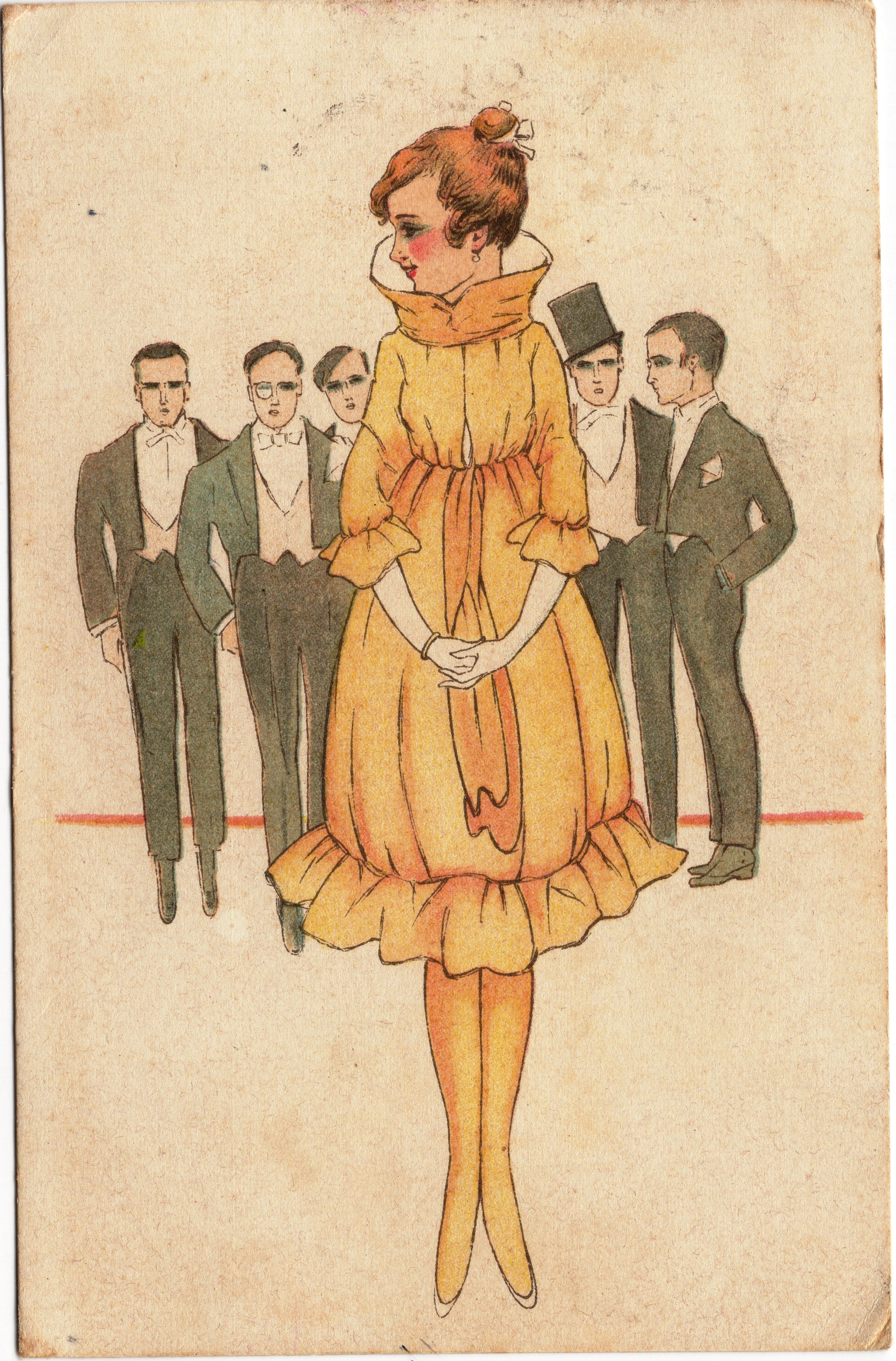 1C5ZZ Cart.Tematica: Donnine – viagg. Da Formignana 1919