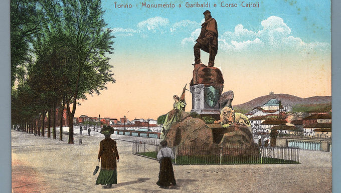 1ATO.L219A26 Torino . Monumento a Garibaldi . nuova