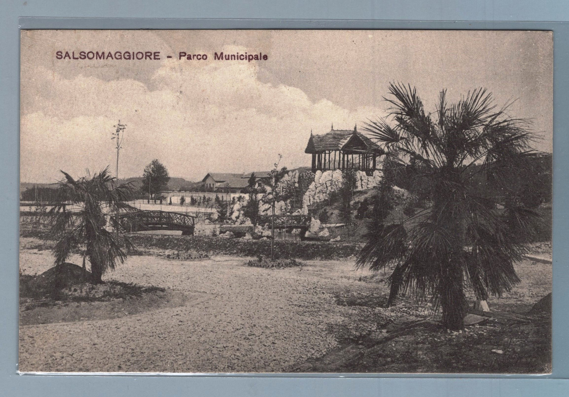 1FBZH719A32 Salsomaggiore . Parco Municipale . viagg. 1919