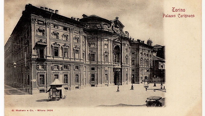 1ATO.L219A12 Torino Palazzo Carignano .  ed. Modiano MI
