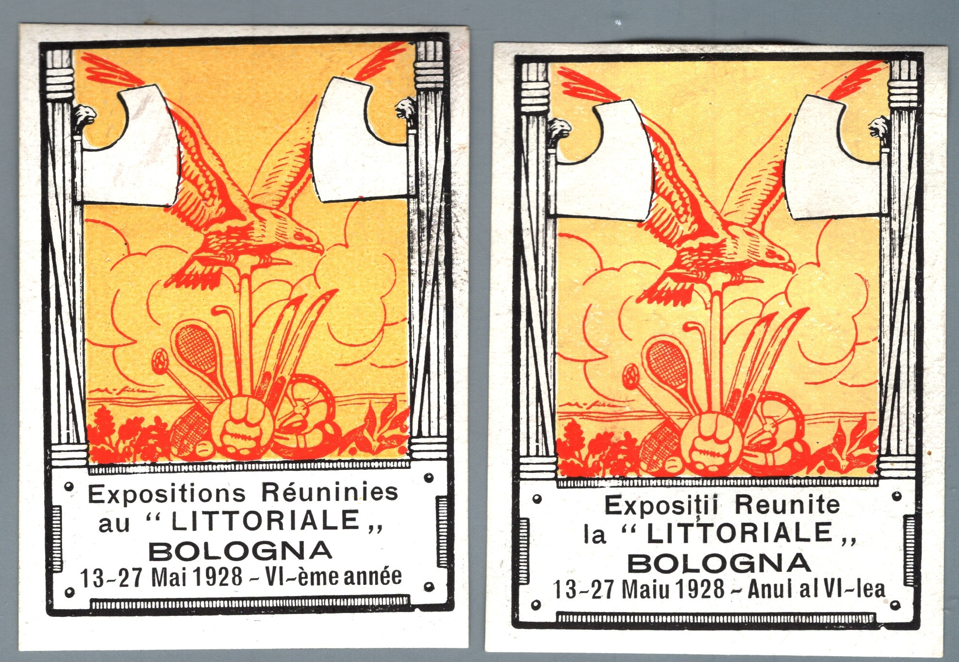 1928A944ERLE Esposizione Riunite al Littoriale - Sport - multilingue