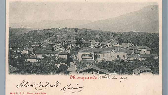 1ABIF369A31 Mongrando Panorama . viagg. 1902