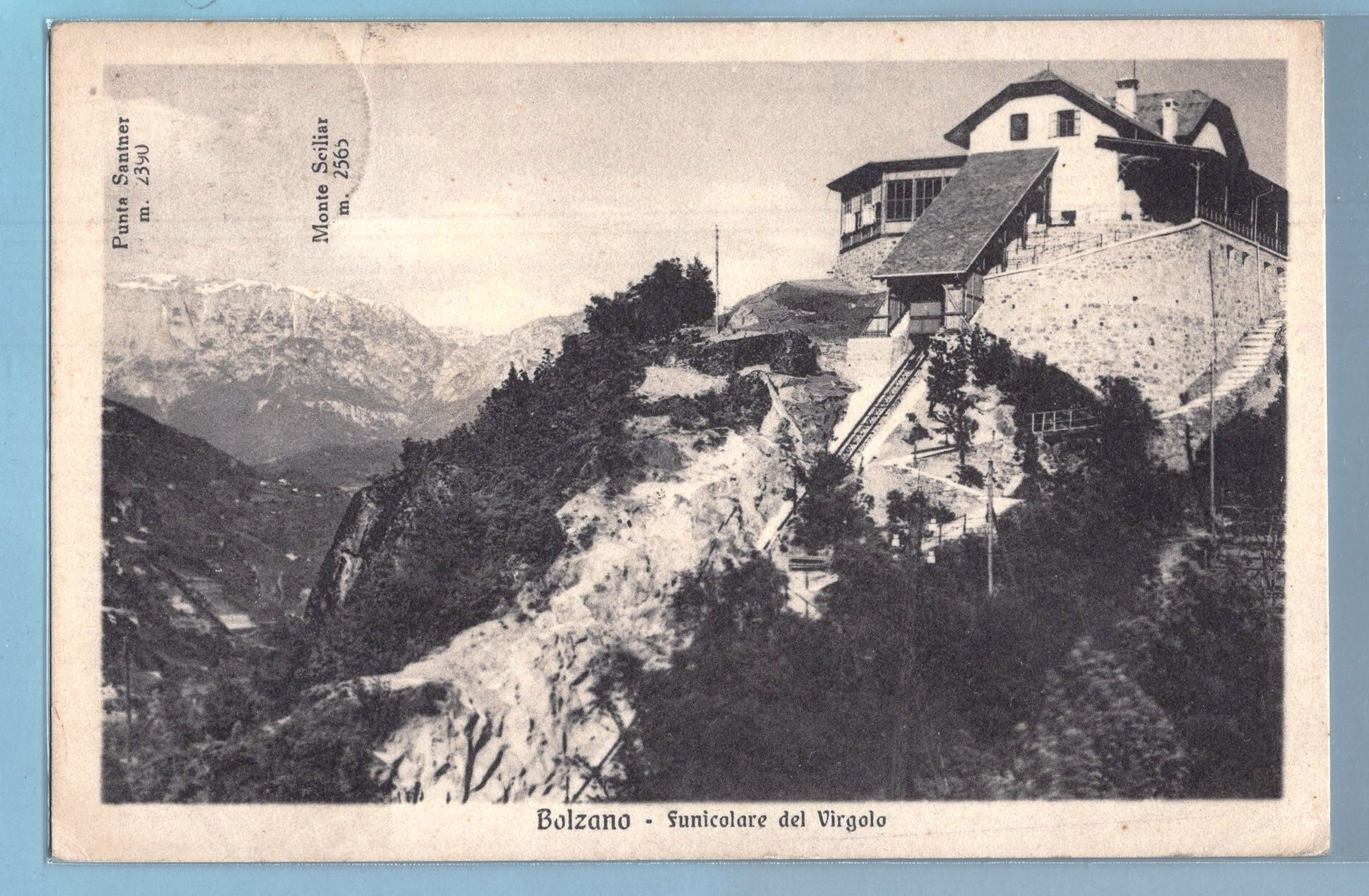 1FBZ.A952A46 Bolzano . Funicolare del Virgolo . viagg.