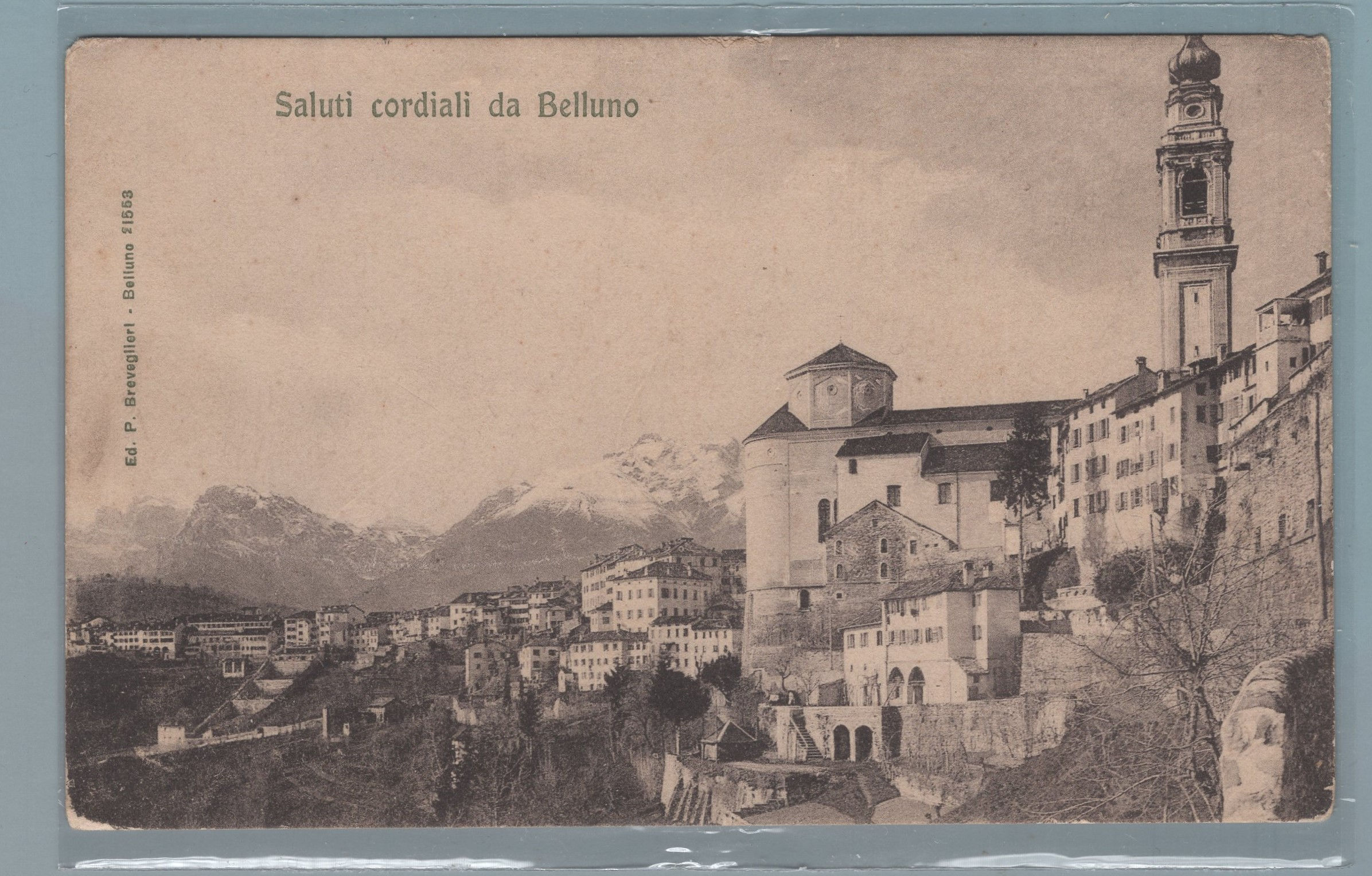 1DBL.A757A31 Belluno . Panorama . nuova