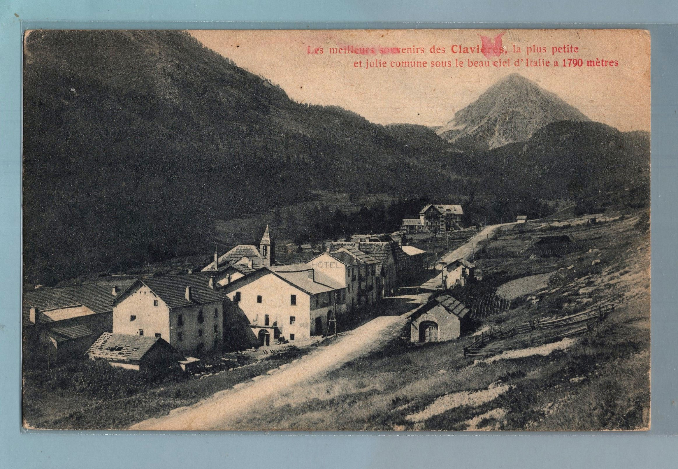 1ATOC793A31 Clavieres . Panorama viagg. 1922