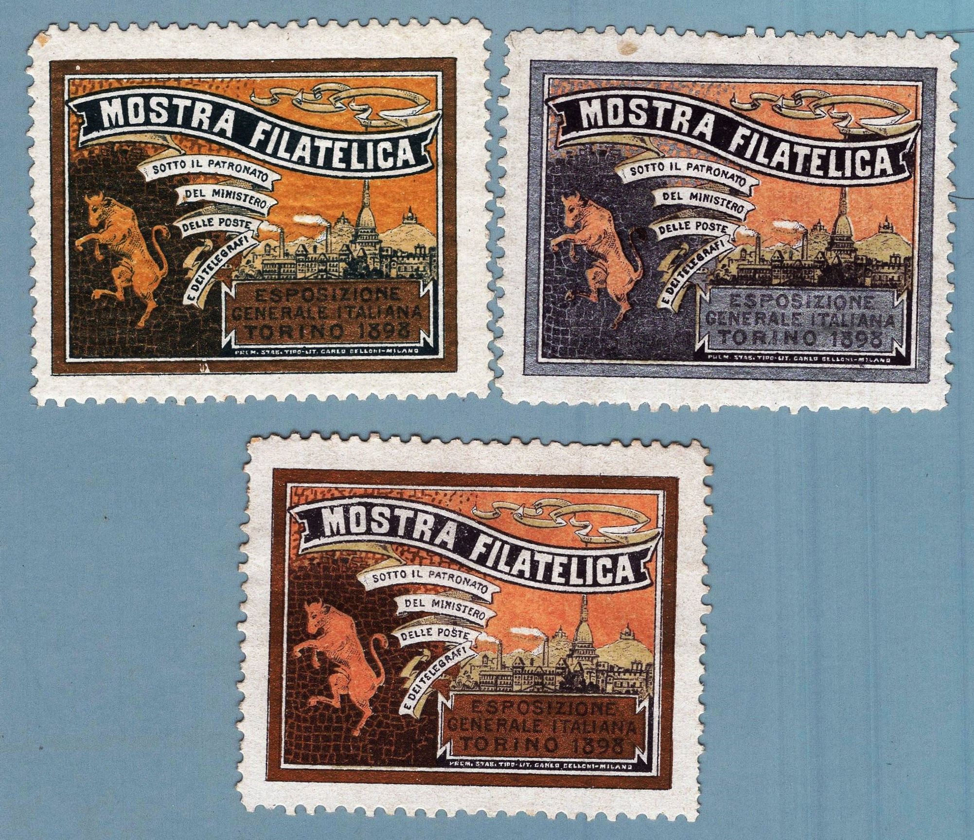1898L219EGMF Esposizione Generale. Mostra filatelica