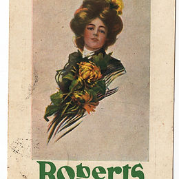 . Cart. Pubblicitaria Roberts viagg. 1922