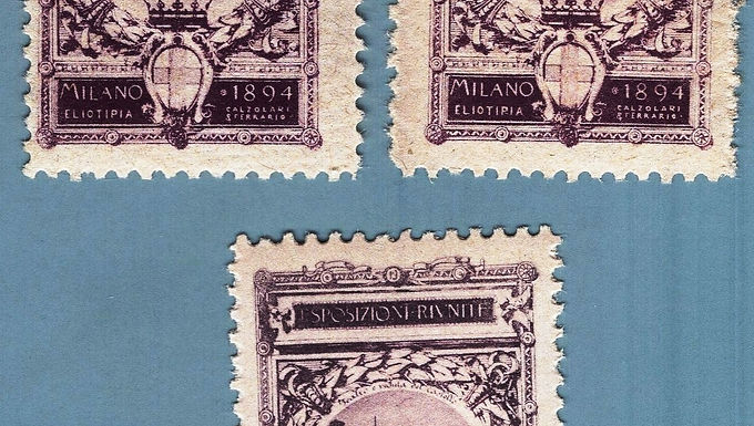 1894F205ESPA Esposizione Riunite. Serie figurata.