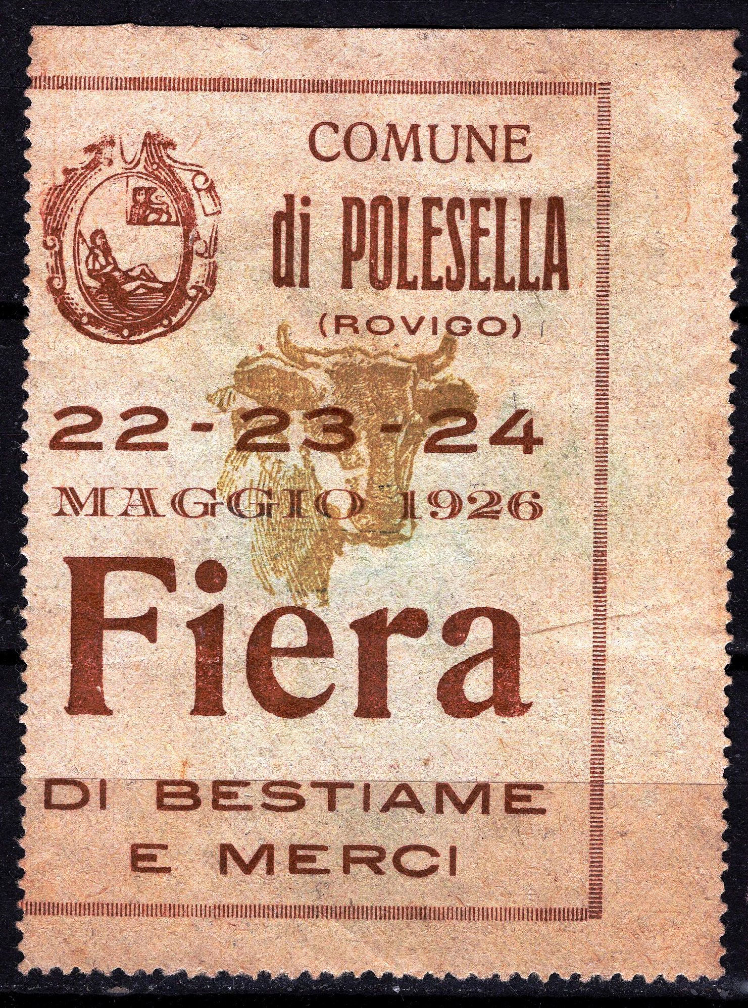 1926G782FIBM Fiera di Bestiame e Merci