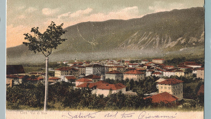 3FTNC794A31 Cles . Val di Non Panorama . senza francobollo