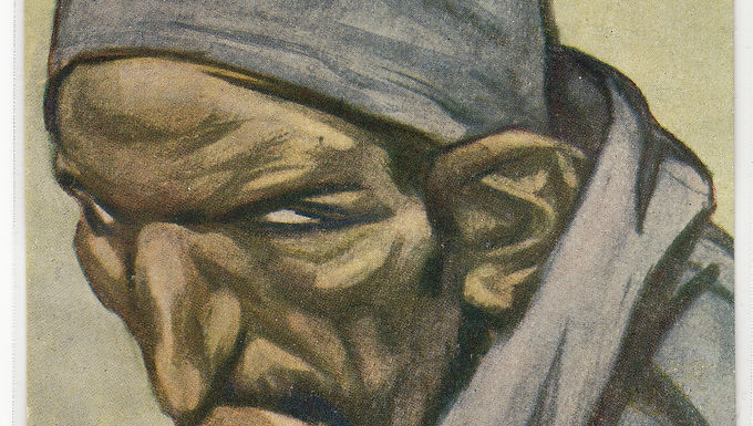 2A10SCEN Propaganda grande Guerra – Il Turco . dis. Sacchetti . Nuova