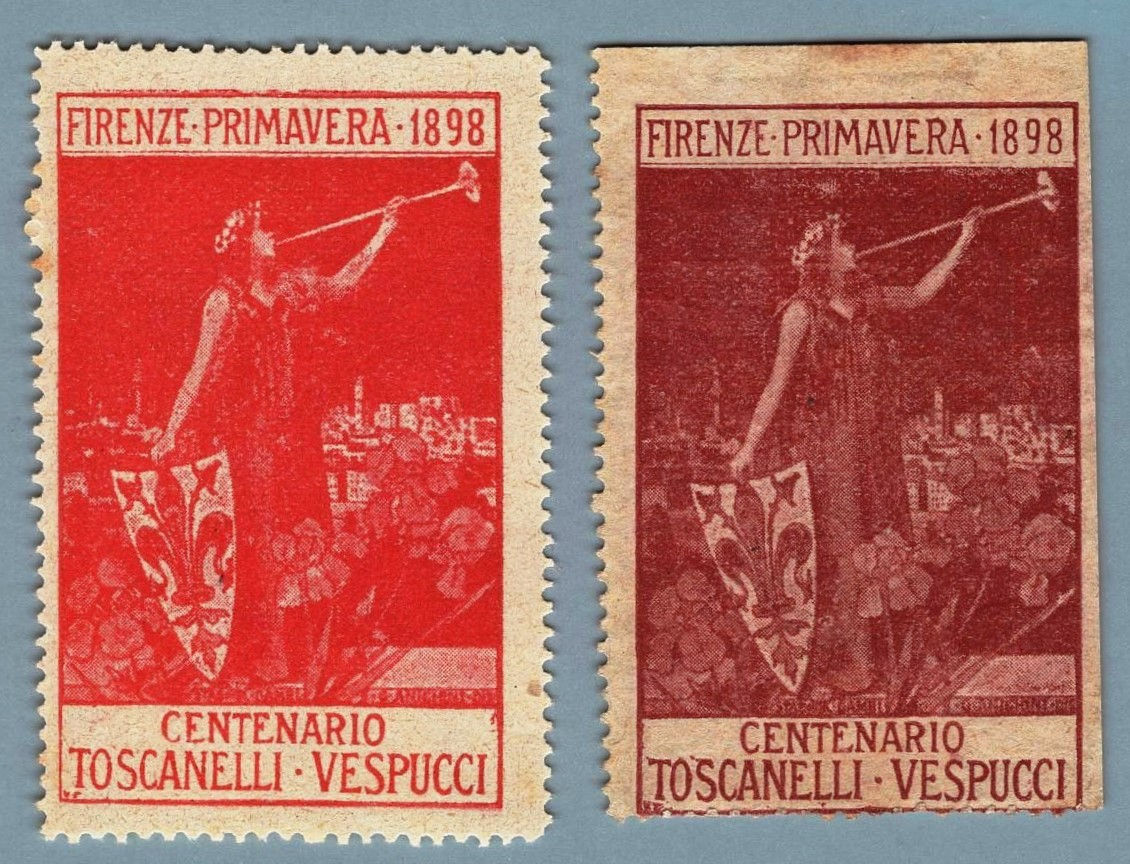 1898D612FETV Centenary Toscanelli-Vespucci type A