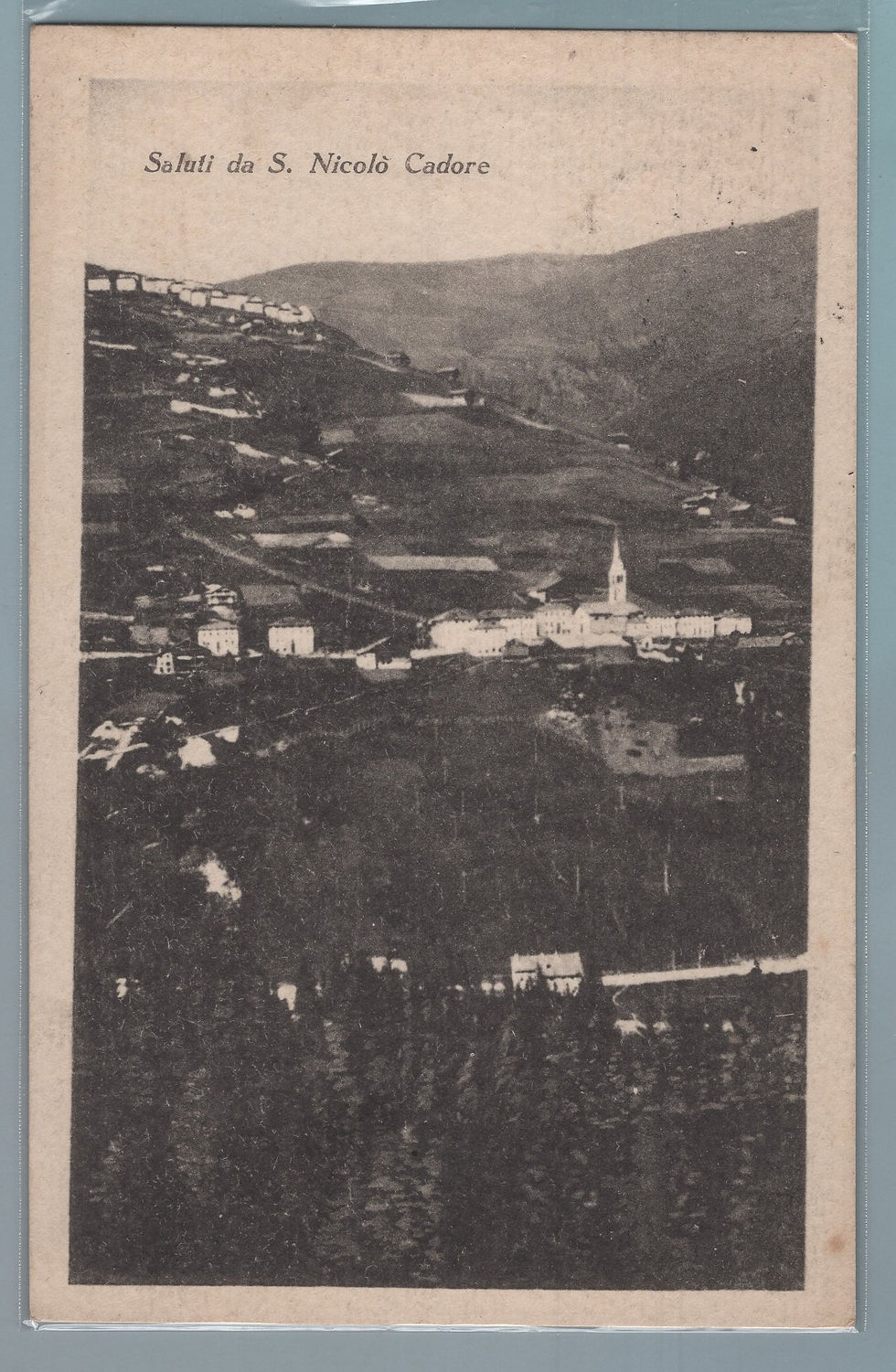 1ZEEZ001A31 S.Nicolò di Cadore . Panorama . viagg. 1921