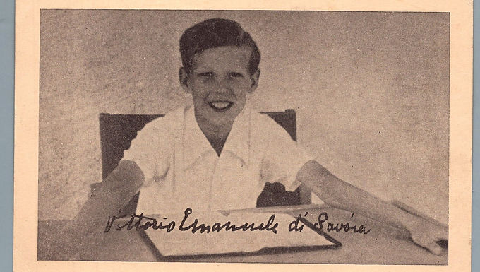 2C01ZZ Cart.  Propaganda Famiglia Reale: Vittorio Emanuele di Savoia