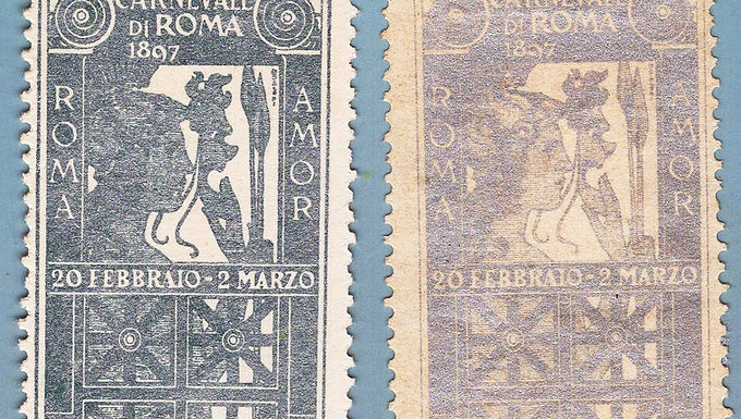 1897H501CARO Carnevale di Roma. Colori metallici