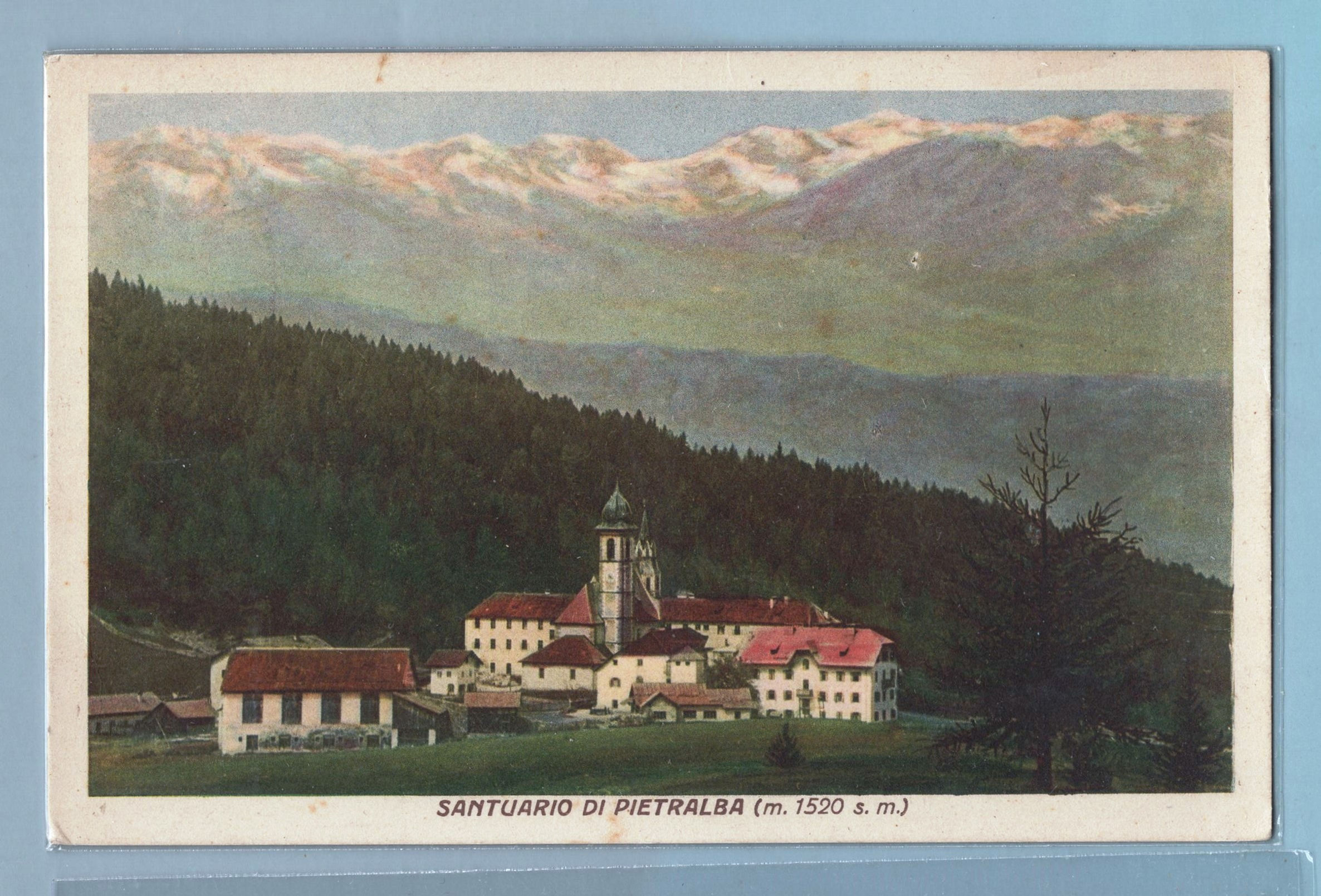 3RPZG616A09 Santuario di Pietralba . viagg.1941
