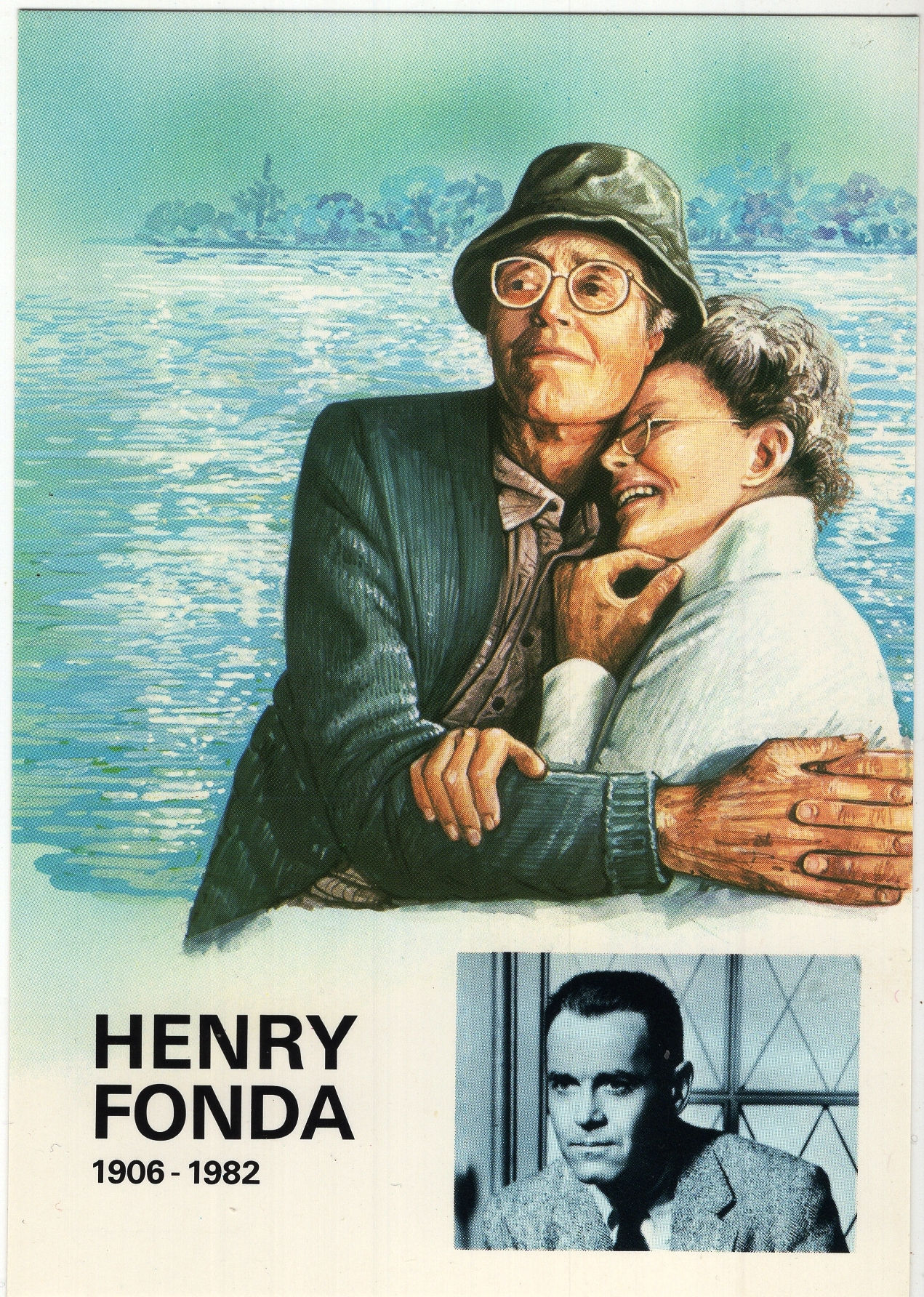 2A01M000 Cart. Pubblicitaria: Henry Fonda. nuova . tir. 2000 copie