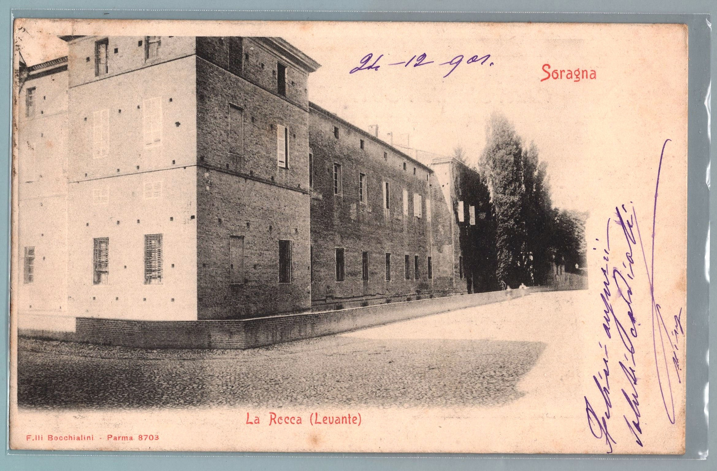 1IPRI840A06 Soragna . La Rocca . viagg. 1901
