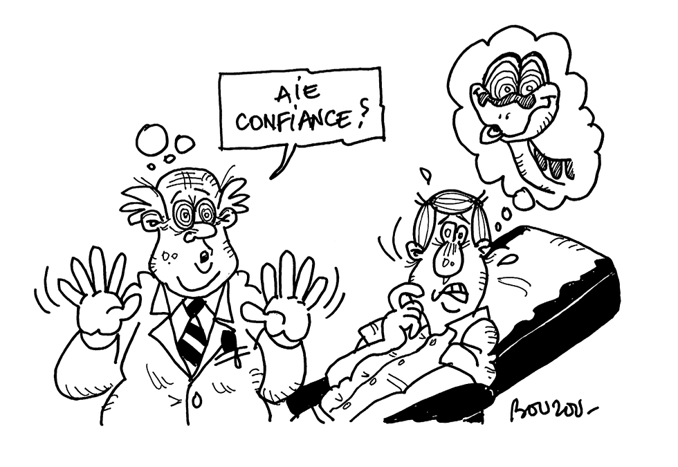 Psy "Aie confiance!", et patient inquiet